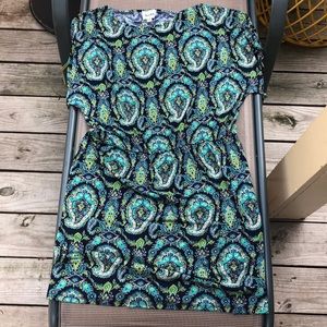 Leota dolman sleeve paisley dress, XXL